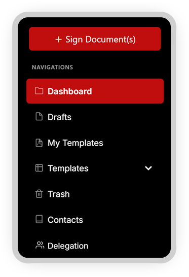 Dashboard Navigation
